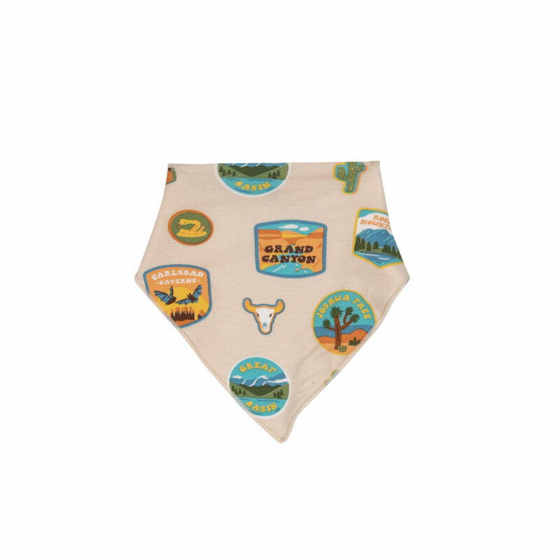 Angel Dear National Parks Patches Southwest Bandana Bib