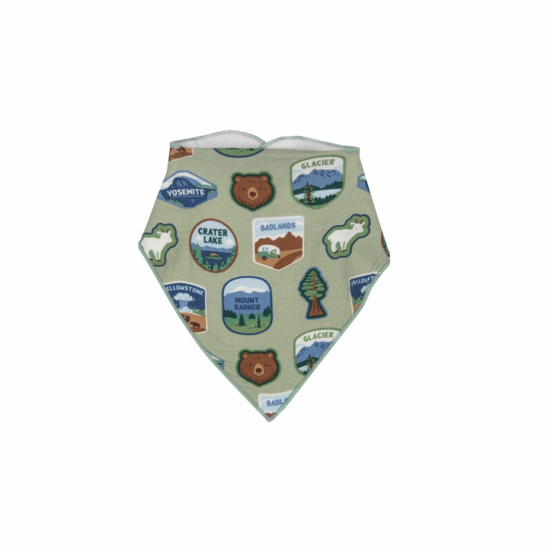 Angel Dear National Parks Patches West Bandana Bib