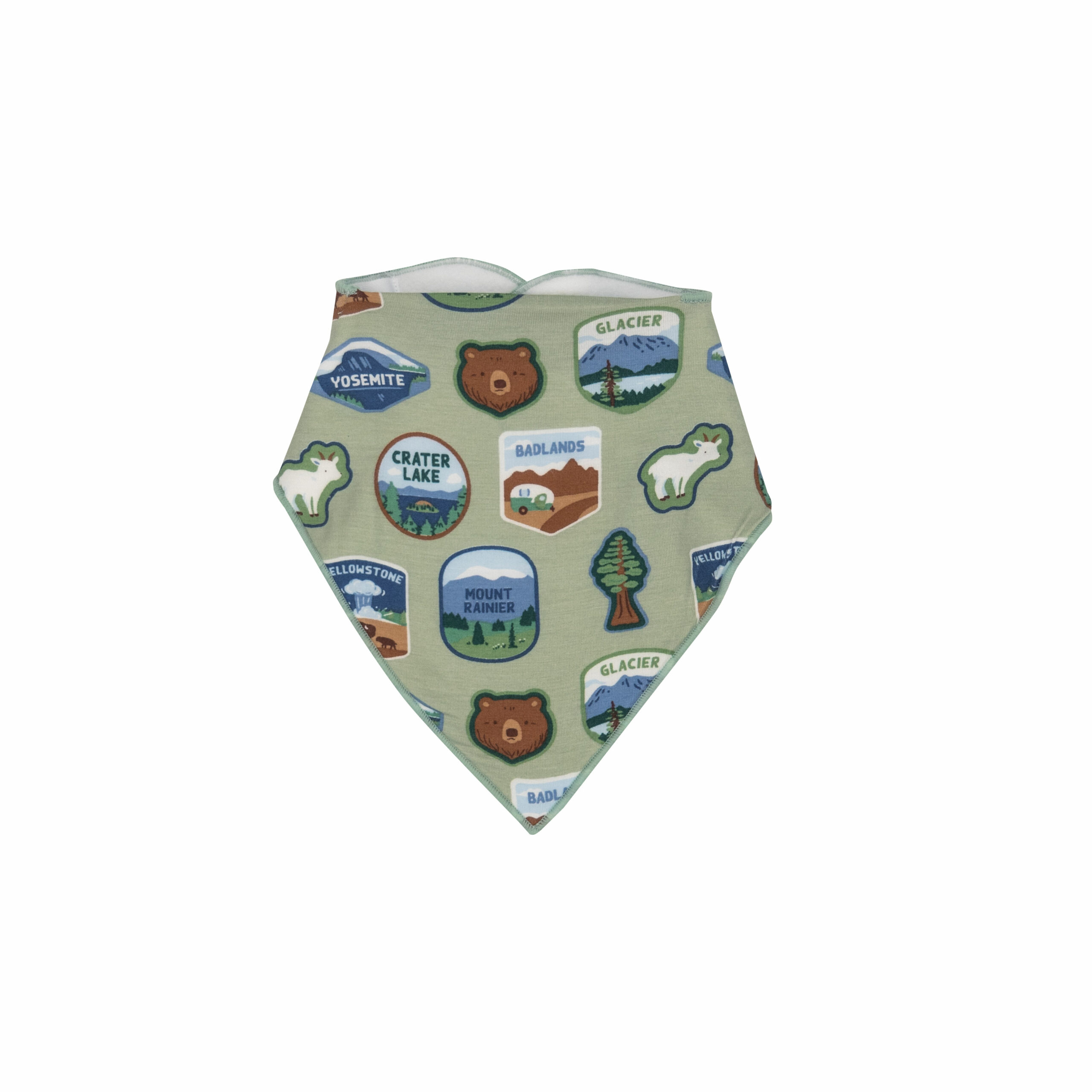 Angel Dear National Parks Patches West Bandana Bib