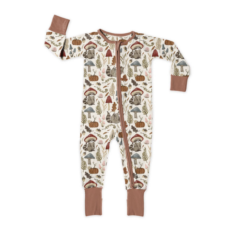 Kindthing Cottagecore Critters Modal Convertible Zip Romper