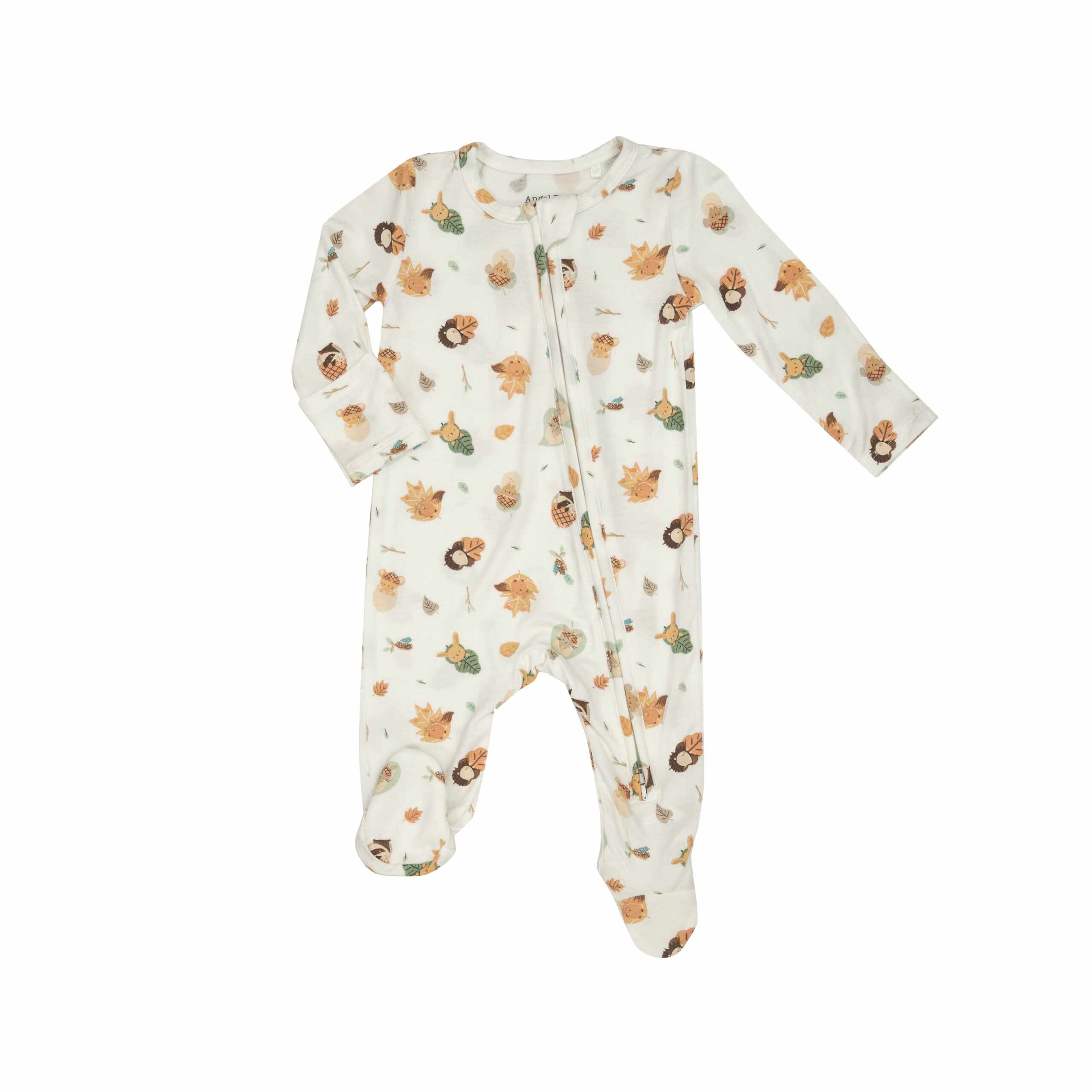 Angel Dear Woodland Swaddle Babies Bamboo Viscose Footie Blossom