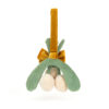 Amuseable Cream Mistletoe made by Jellycat