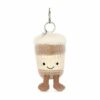 Amuseable Coffee-to-Go Bag Charm from Jellycat