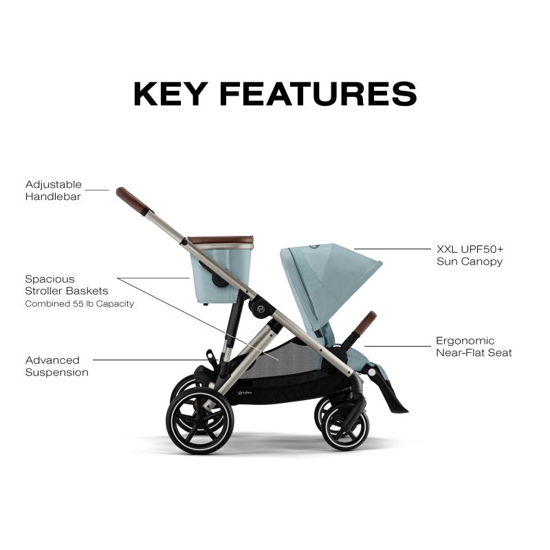 Cybex Gazelle S 2 Single to Double Stroller
