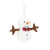 Festive Folly Snowman from Jellycat