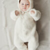 Sasha Recycled Polyester Sherpa Onepiece in Natural from Jamie Kay