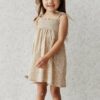 Organic Cotton Eveleigh Dress in Chloe Floral Egret available at Blossom