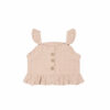 Organic Cotton Muslin Gemima Top in Misty Pink from Jamie Kay