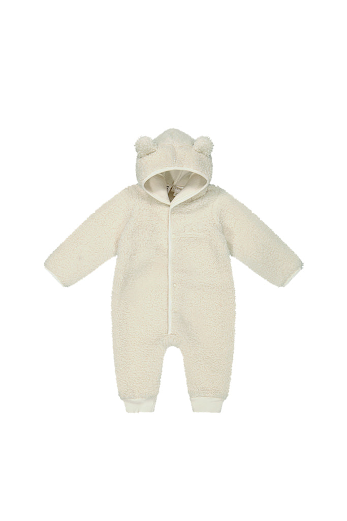 Jamie Kay Sasha Recycled Polyester Sherpa Onepiece in Natural