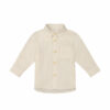 Organic Cotton Isaiah Shirt in Sesame Gingham available at Blossom