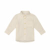 Organic Cotton Isaiah Shirt in Sesame Gingham available at Blossom