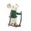 Merry Mouse Skiing made by Jellycat
