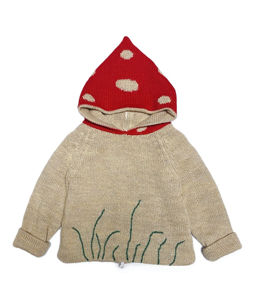 Oeuf Mushroom Knit Hoodie