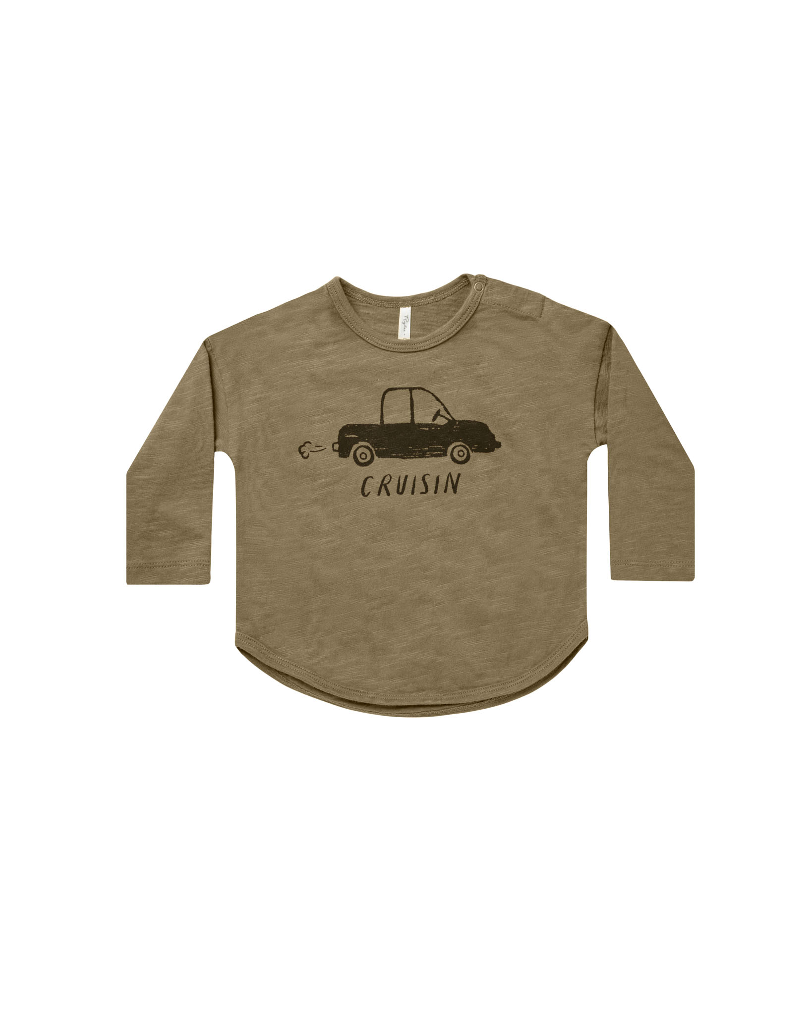 Rylee + Cru Long Sleeve Pocket Tee In Cruisin