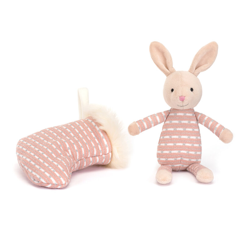 Shimmer Stocking Bunny from Jellycat