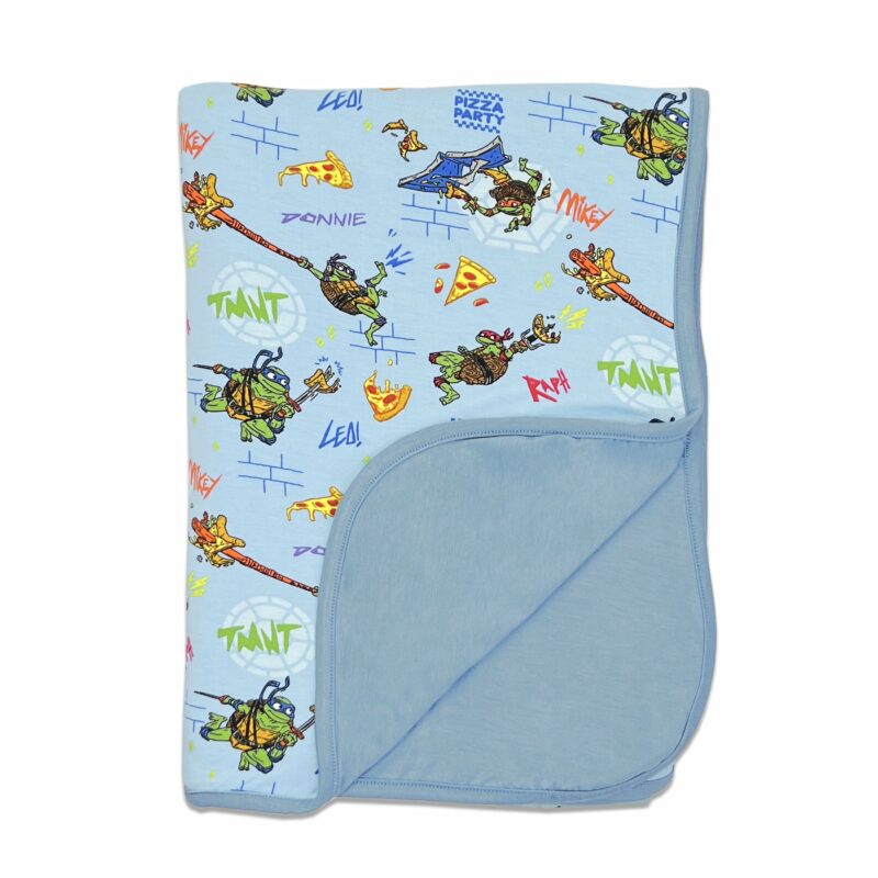Teenage Mutant Ninja Turtles Mutant Mayhem Movie Bamboo Blanket made by Bellabu Bear