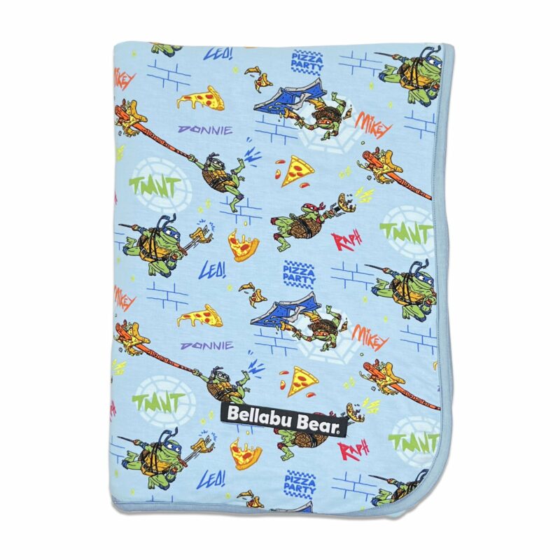 Teenage Mutant Ninja Turtles Mutant Mayhem Movie Bamboo Blanket from Bellabu Bear