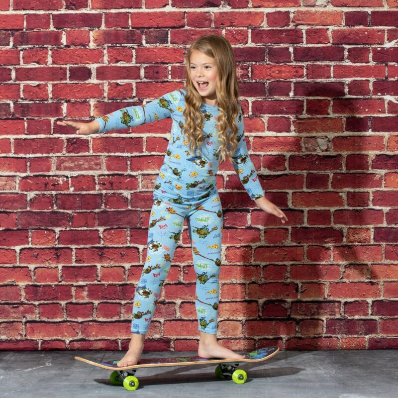 Teenage Mutant Ninja Turtles Mutant Mayhem Movie Bamboo Kids Pajamas available at Blossom