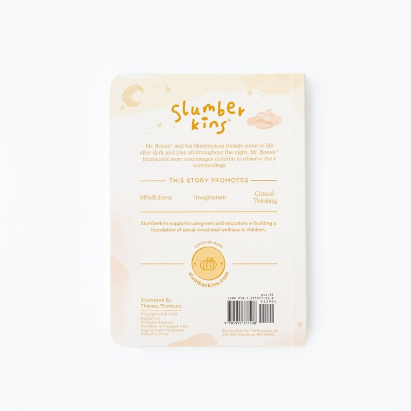 Mr. Bones Board Book made by Slumberkins