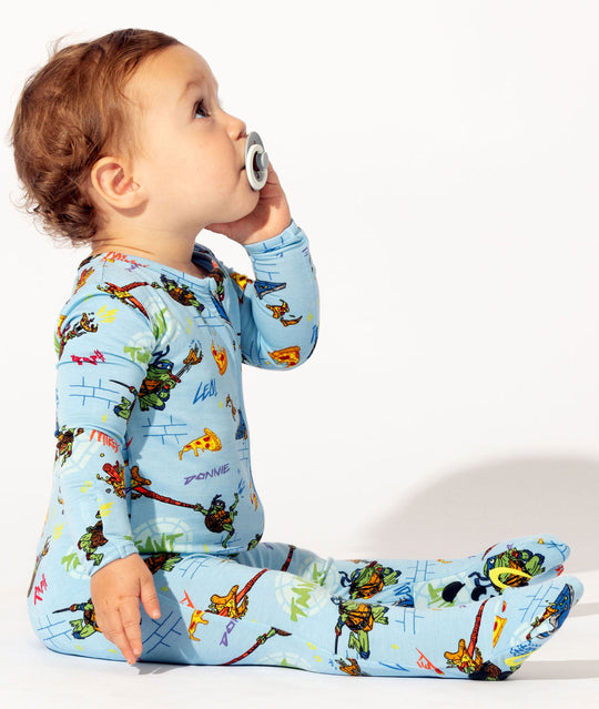 Bellabu Bear Teenage Mutant Ninja Turtles Men's Bamboo Pajamas | TMNT Small