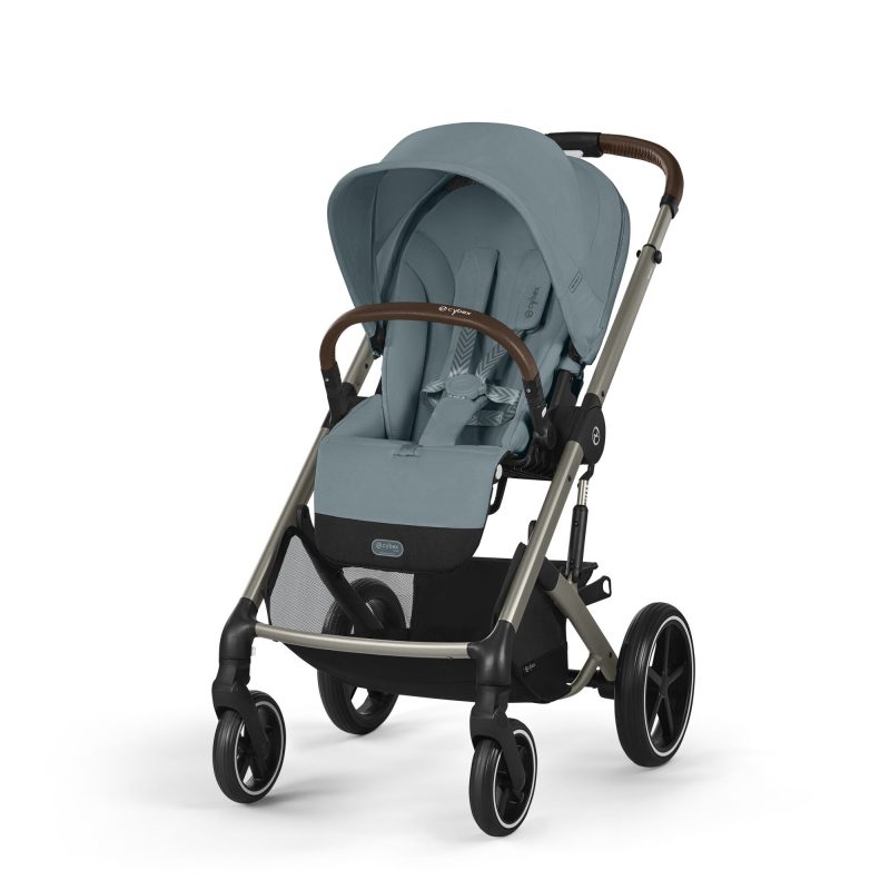 Cybex Balios S Lux Stroller in Stormy Blue with Taupe Frame