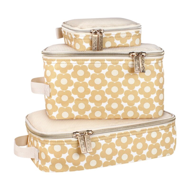 Itzy Ritzy Milk and Honey Pack Like a Boss Packing Cubes