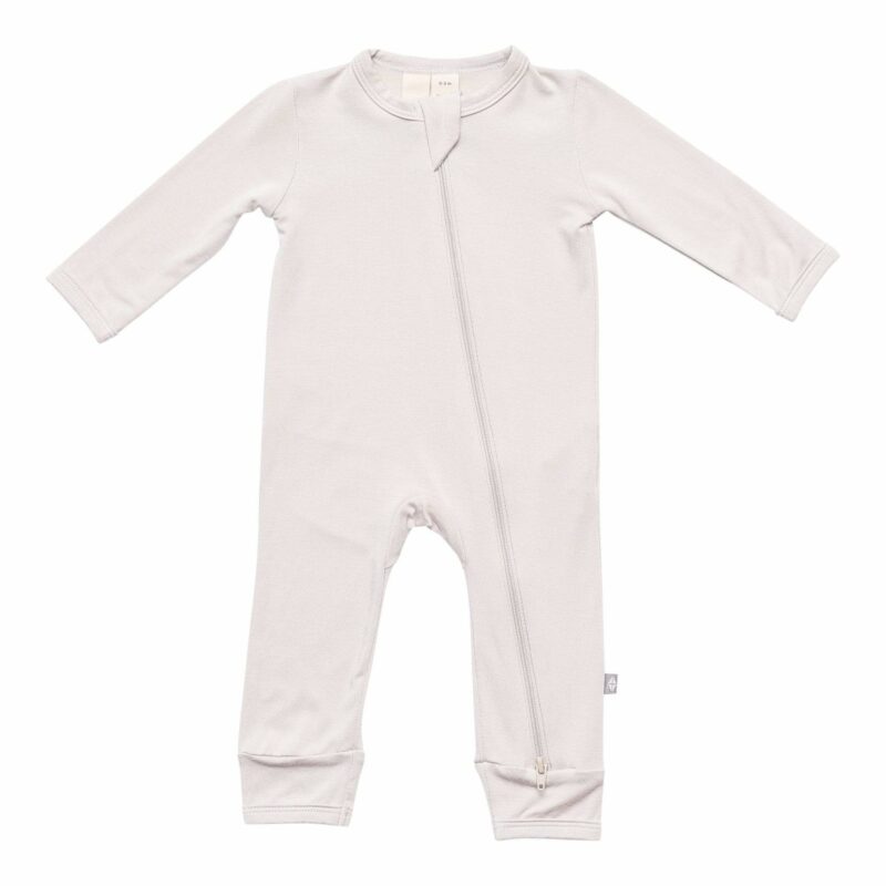 Zippered Romper in Oat from Kyte Baby