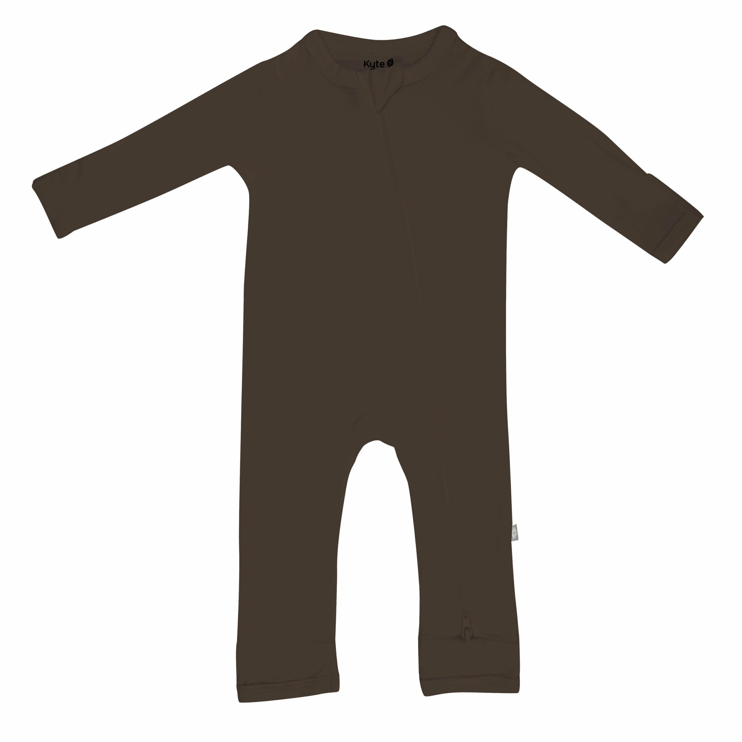 Zippered Romper in Espresso from Kyte BABY