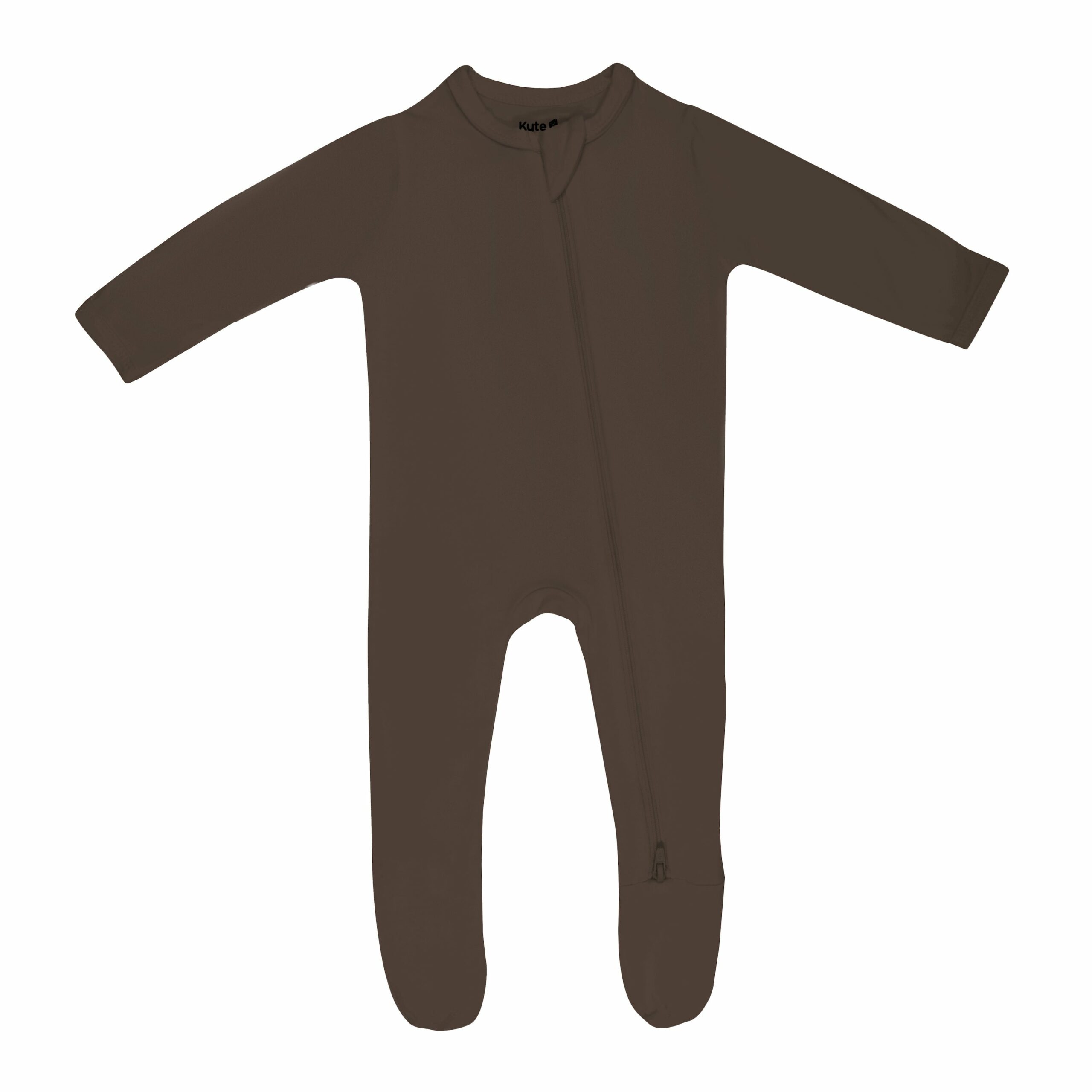 Zippered Footie in Espresso from Kyte BABY