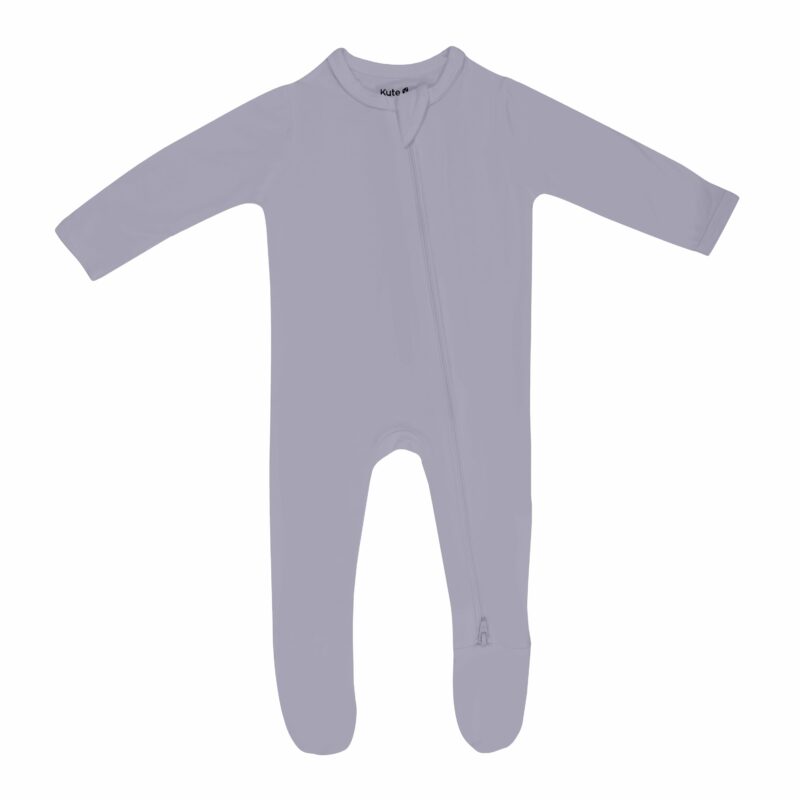 Zippered Footie in Haze from Kyte BABY