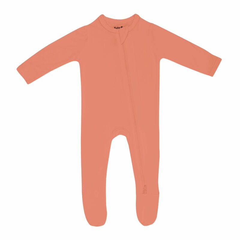Zippered Footie in Sienna from Kyte BABY