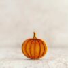Wooden Kind Face Jack-O-Lantern Figurine from Wooden Caterpillar Toys