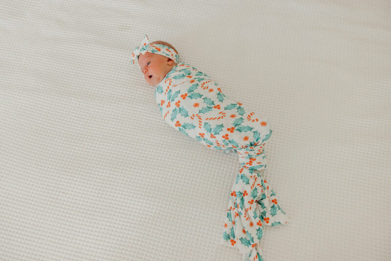 Holly Knit Swaddle Blanket from Copper Pearl