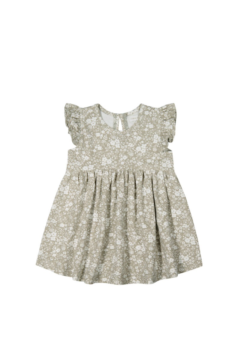Jamie Kay Organic Cotton Ada Dress in Pansy Floral Mist