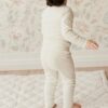 Organic Cotton Fine Rib Legging in Mist from Jamie Kay