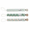 Copper Pearl Prancer Binky Clip 3-Pack