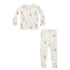 Rylee + Cru Organic Pajama Set In Nutcracker