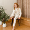 Organic Pajama Set In Nutcracker from Rylee + Cru