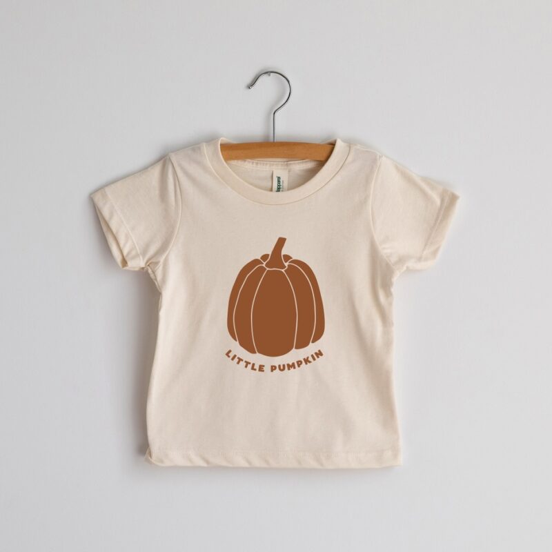 Gladfolk Little Pumpkin Cream Organic Baby & Kids Tee