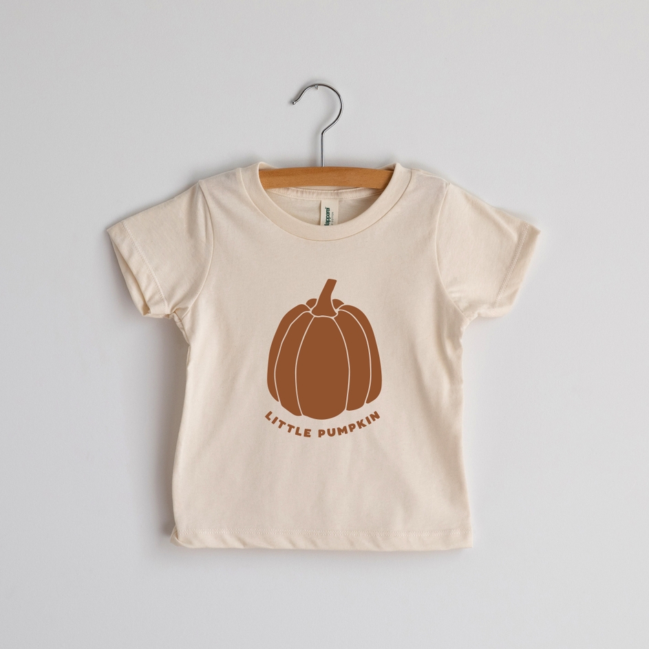 Gladfolk Little Pumpkin Cream Organic Baby & Kids Tee