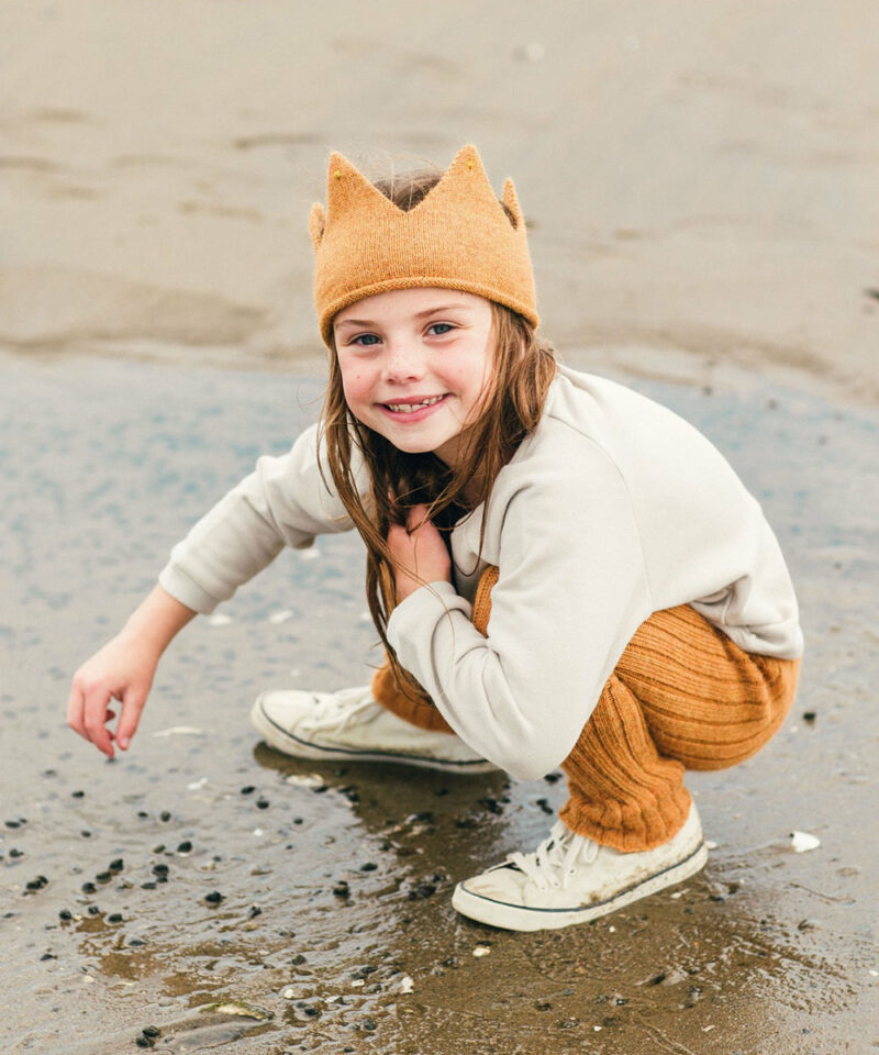 Knit Gold Crown from Oeuf