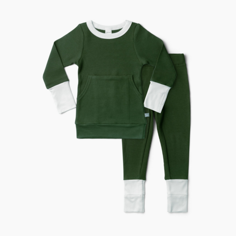 Goumi Pine Thermal Organic Loungewear Set