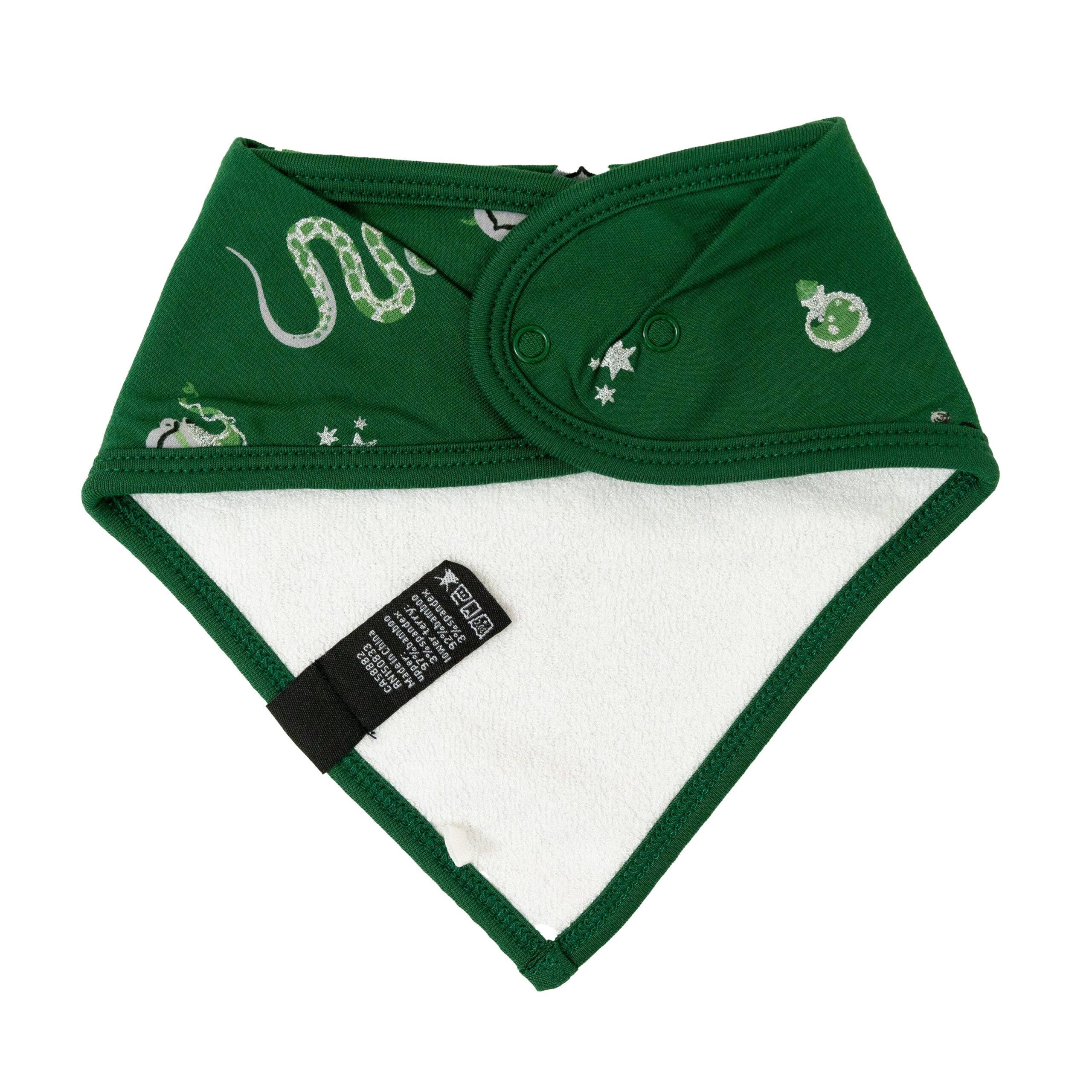 kyte-baby-bib-slytherin-bib-in  display picture 1