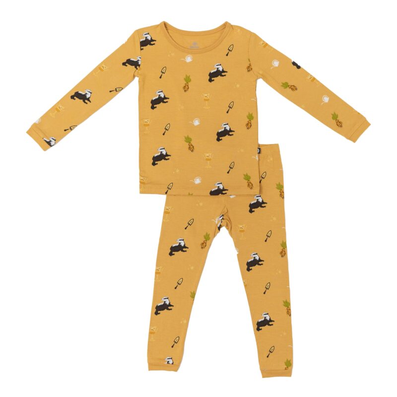 Long Sleeve Pajamas in Hufflepuff from Kyte BABY