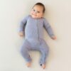 Kyte BABY Zippered Romper in Haze