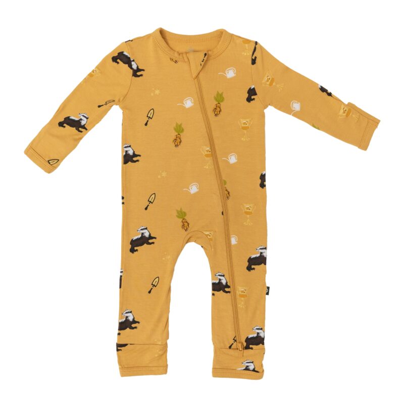 Zippered Romper in Hufflepuff from Kyte BABY