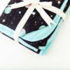 Space Jamms Quilted Children's Bamboo Blanket from Dreamiere Space Jamms Quilted Children's Bamboo Blanket from Dreamiere