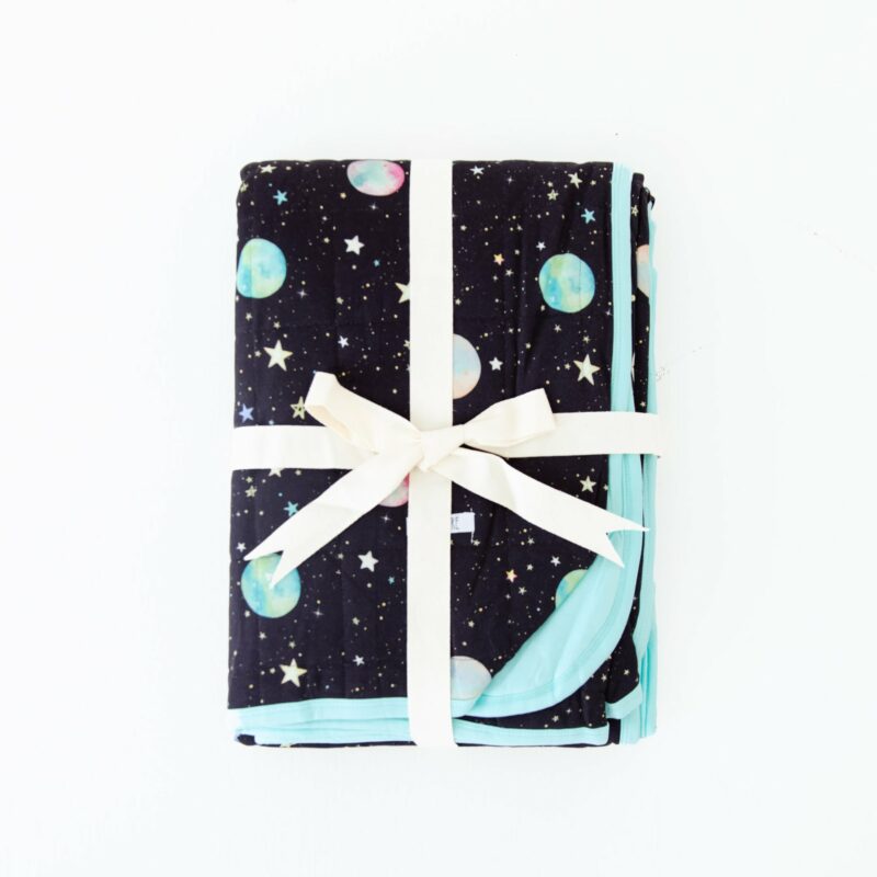 Dreamiere Space Jamms Quilted Children's Bamboo Blanket Dreamiere Space Jamms Quilted Children's Bamboo Blanket