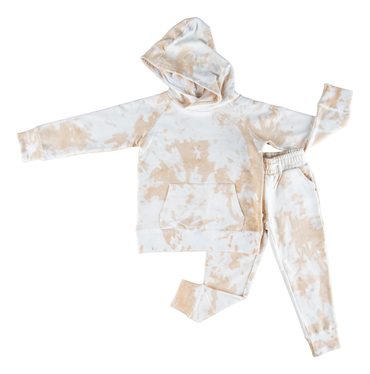 Birdie Bean Ivory Tie-Dye Jogger Set