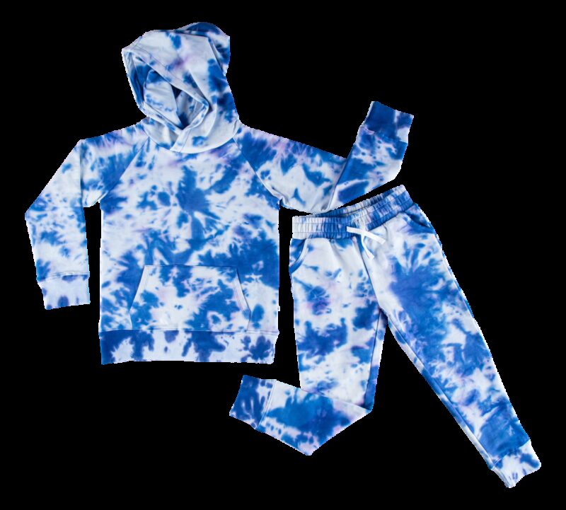 Birdie Bean Sapphire Tie-Dye Jogger Set